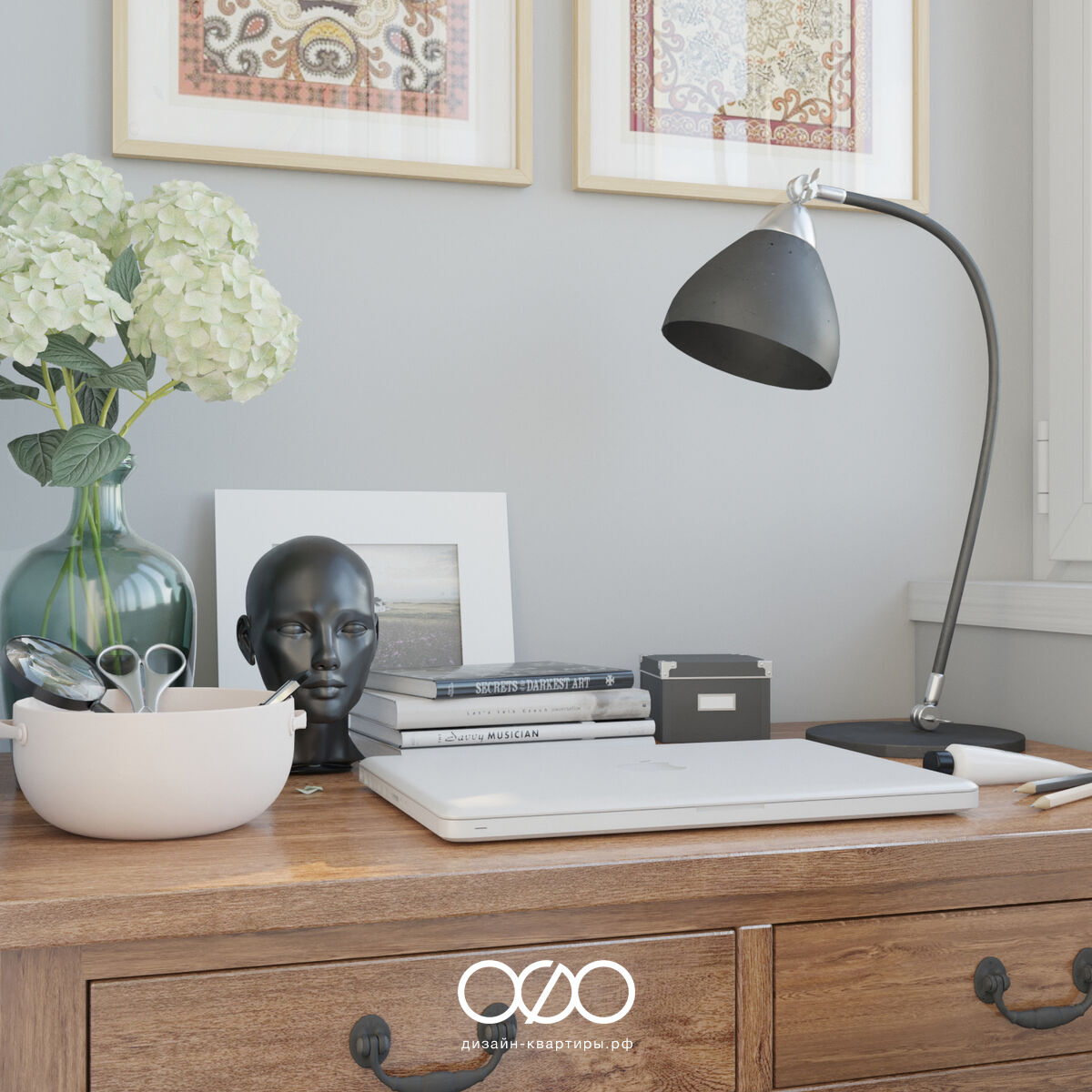 Дизайн-проект четырёхкомнатной квартиры в этническом индийском стиле на набережной Тараса Шевченко в Москве 