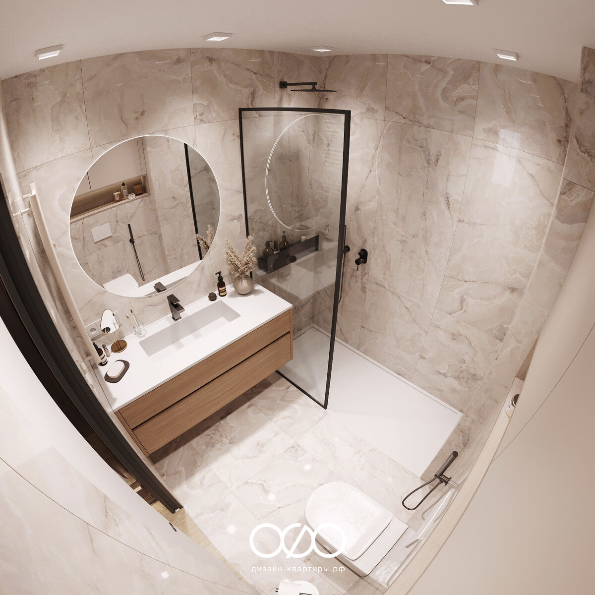 Дизайн-проект Du cup duplex – 5-комнатная вилла в современном стиле в Ницце.