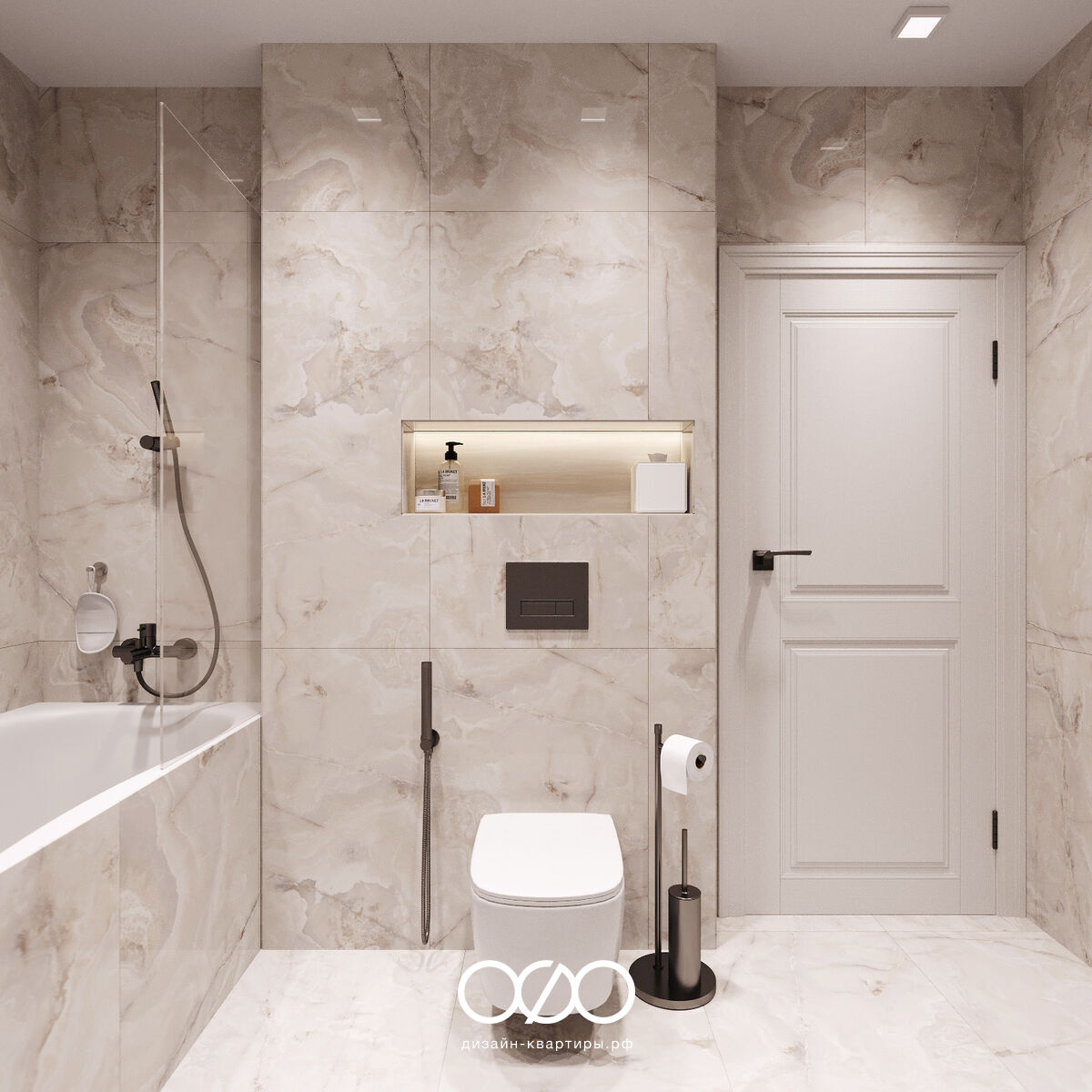 Дизайн-проект Du cup duplex – 5-комнатная вилла в современном стиле в Ницце.