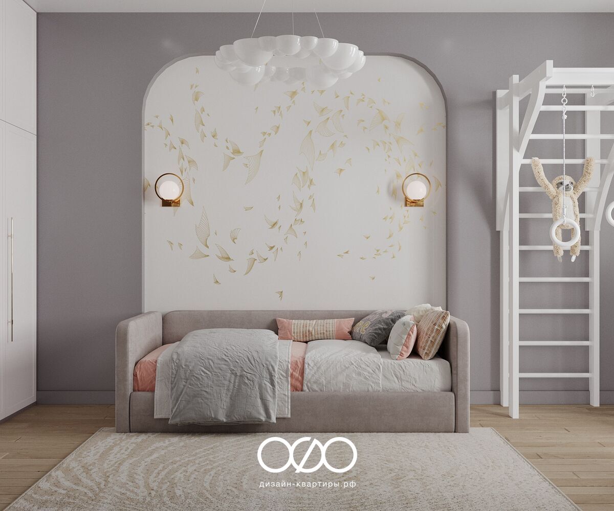 Дизайн-проект 3-комнатной квартиры в современном стиле в ЖК Скандинавия в Москве.