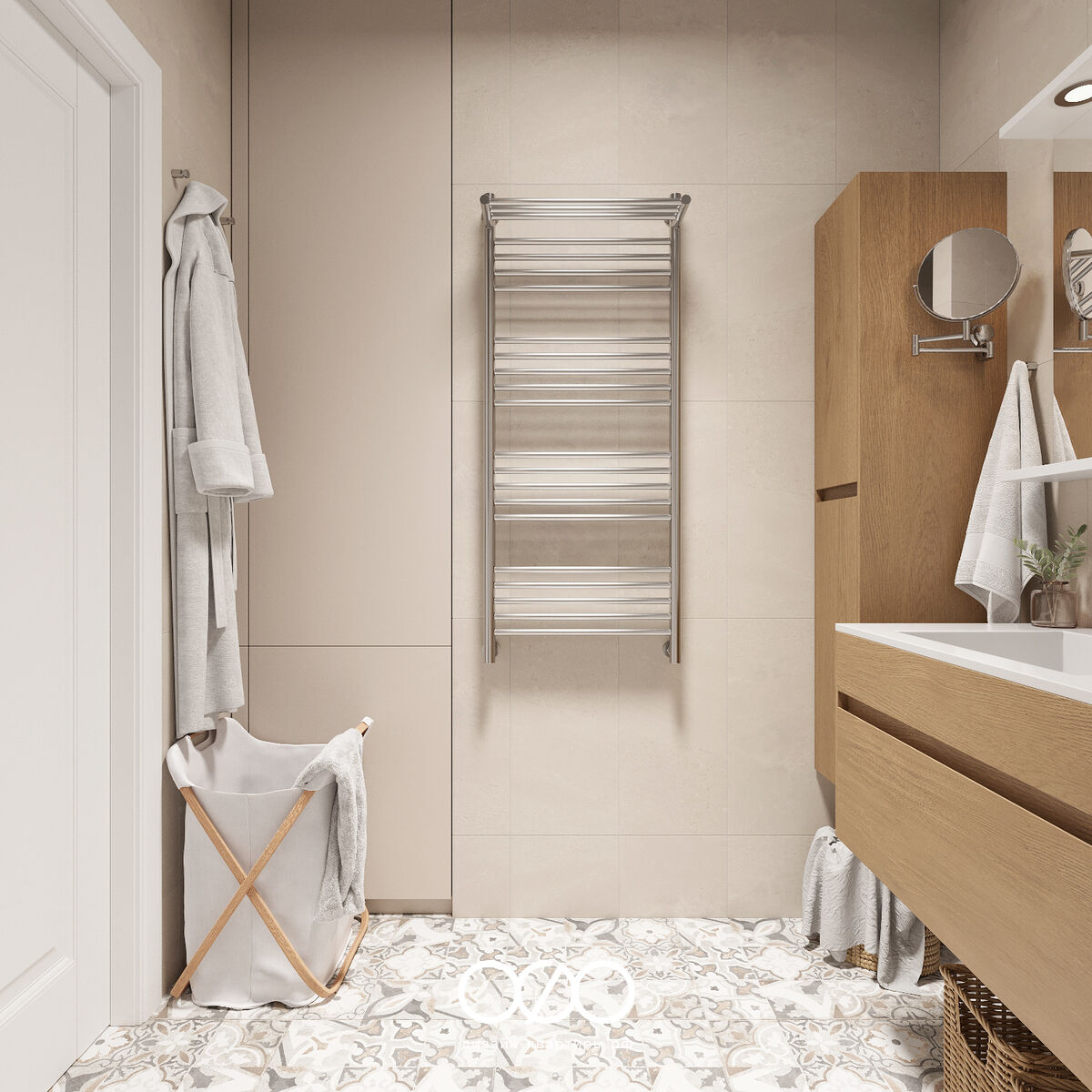 Дизайн-проект 2-комнатной квартиры 68 м2 в современном стиле. Ижевск, ЖК Скандинавия.