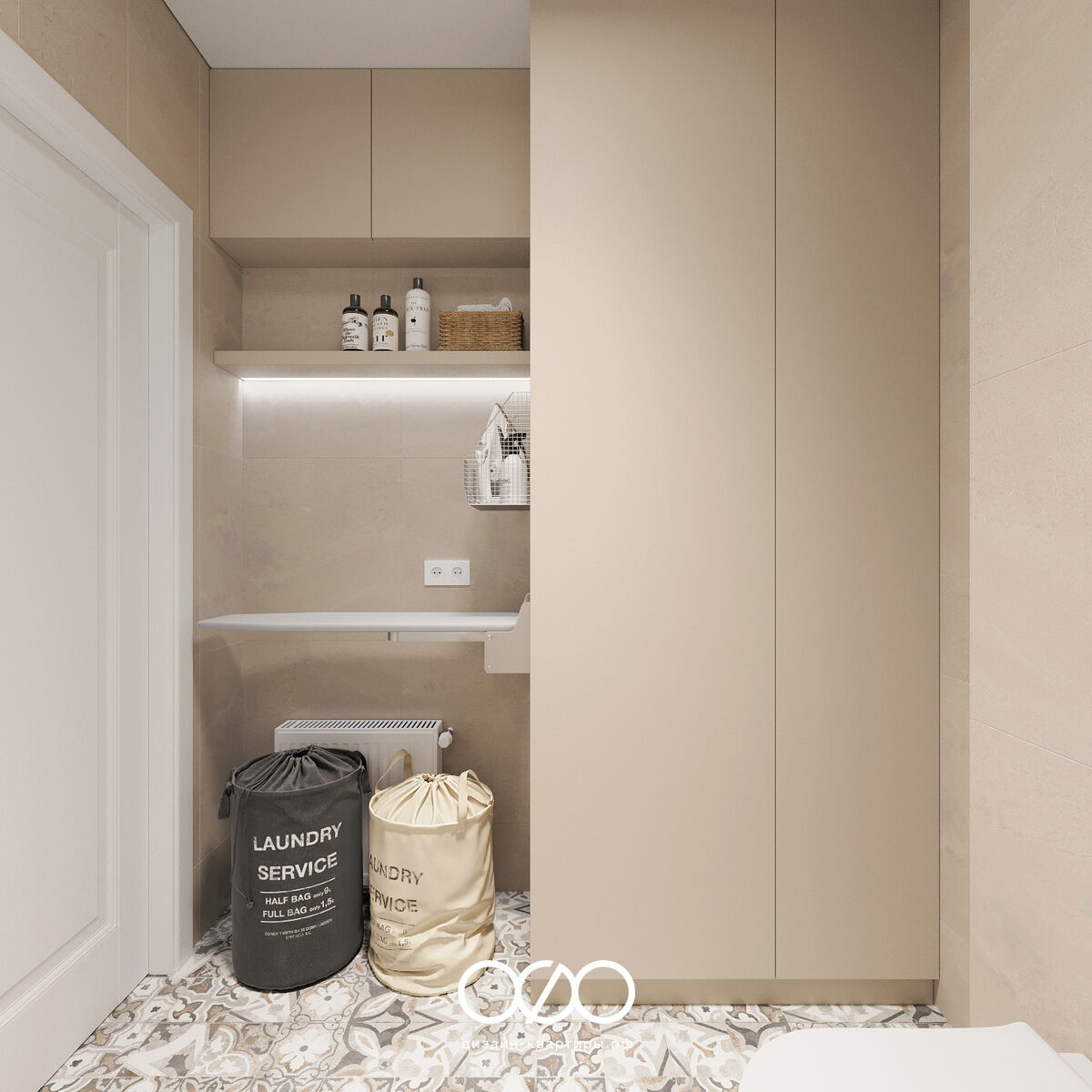 Дизайн-проект 2-комнатной квартиры 68 м2 в современном стиле. Ижевск, ЖК Скандинавия.