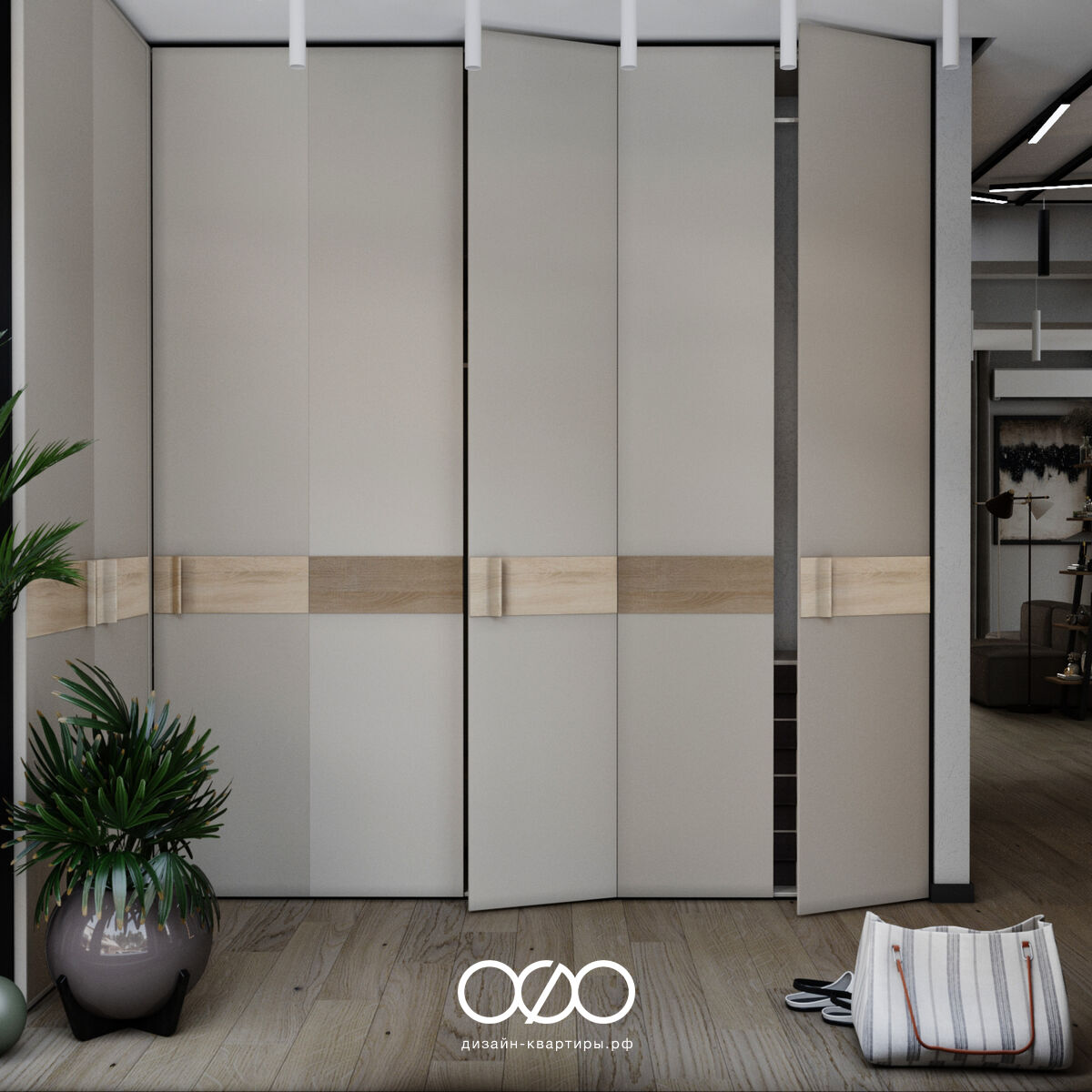 Дизайн загородного дома 100 м² в современном стиле, Московская обл., пос. Красная Пахра.