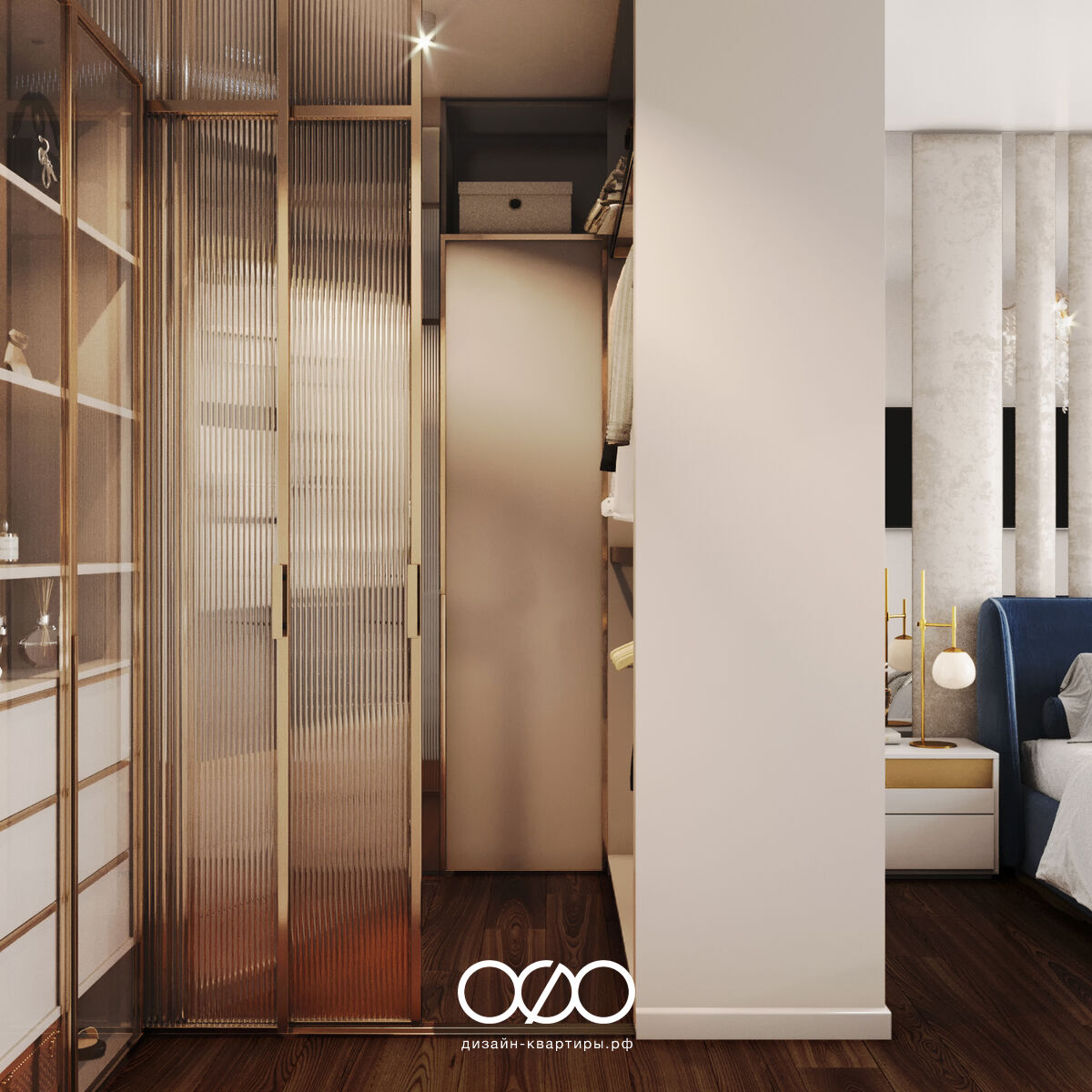 Современная спальня 12 кв м