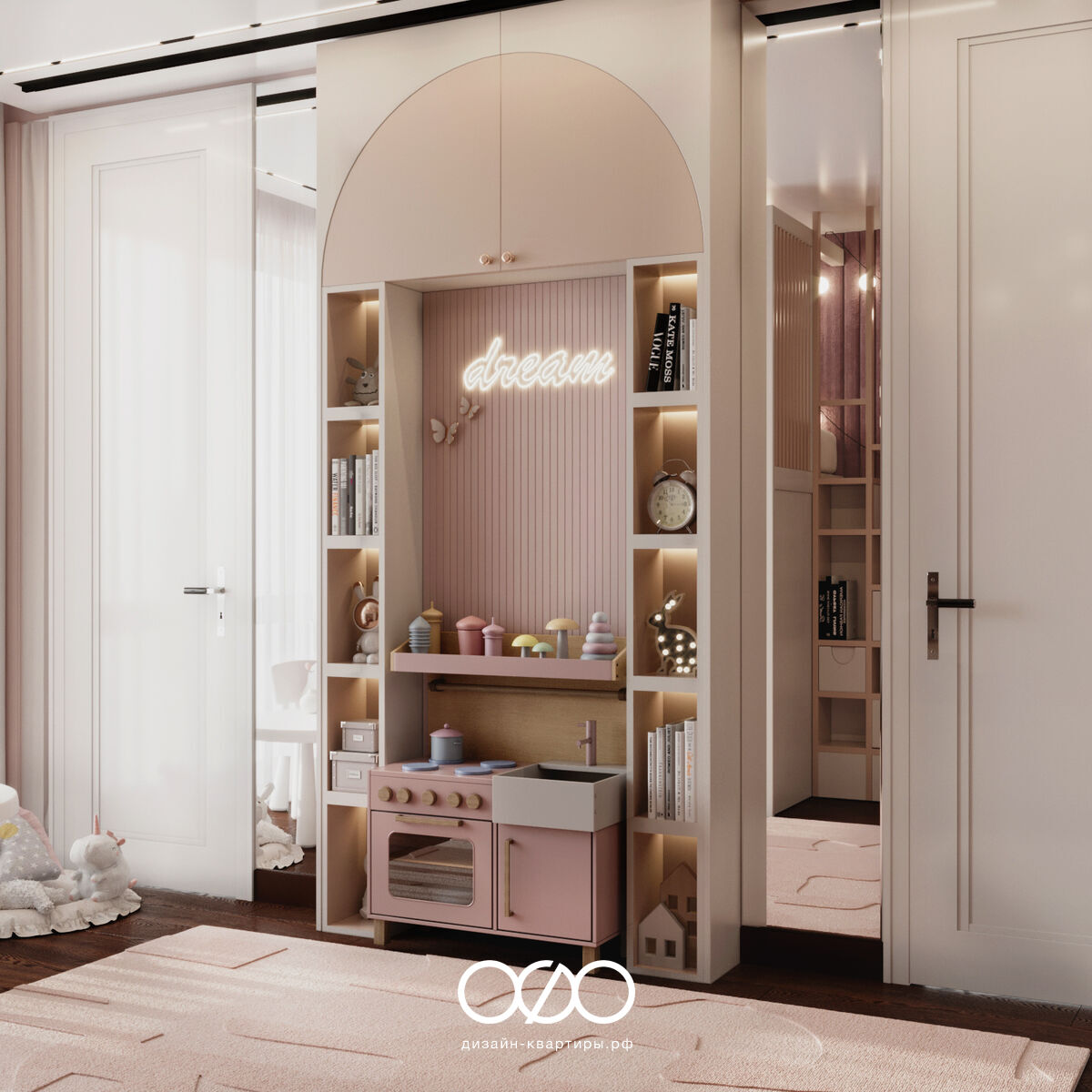 Дизайн-проект трёхкомнатной квартиры 84 м2 в современном стиле в ЖК LIFE-Кутузовский в Москве.