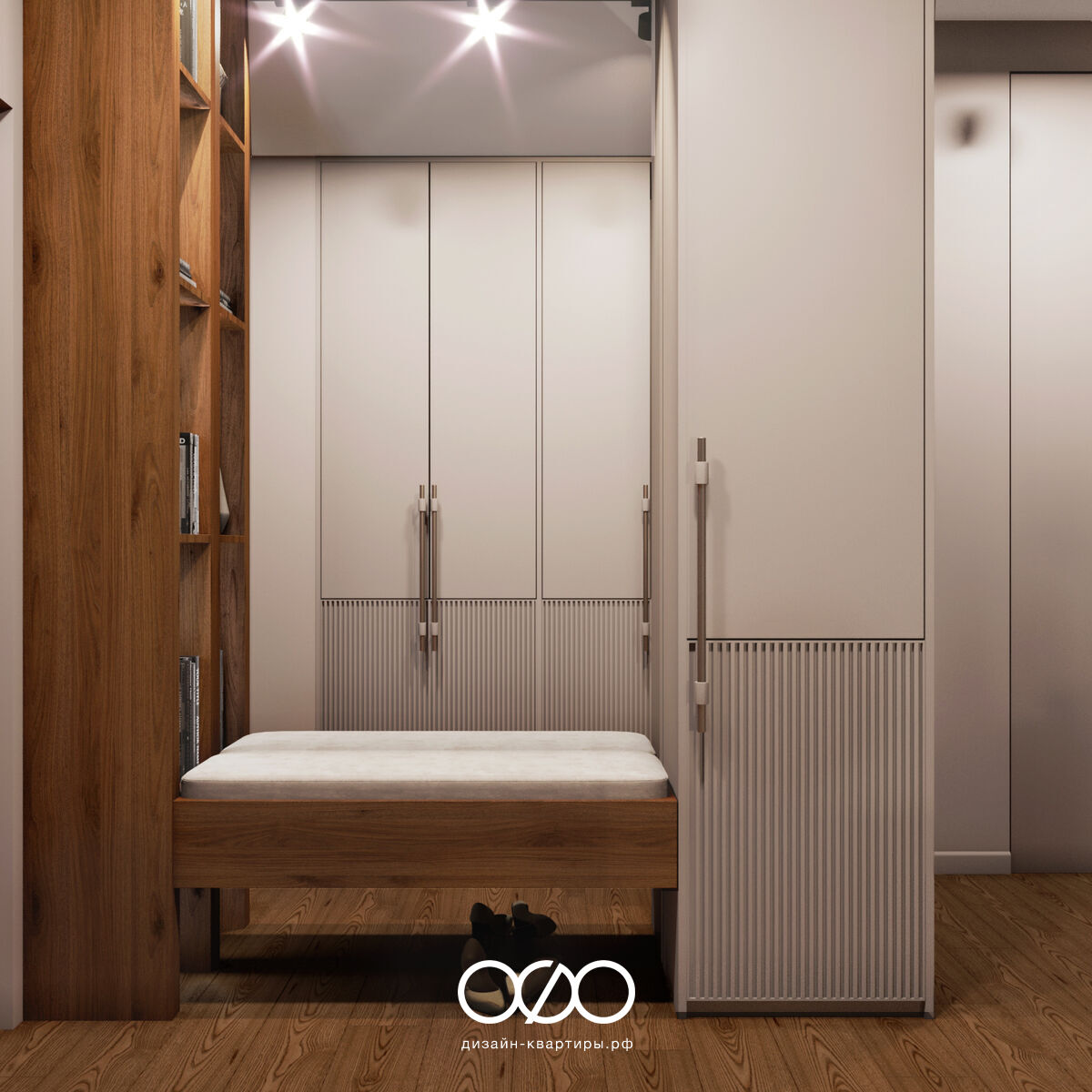 Бежево-коричневый дизайн