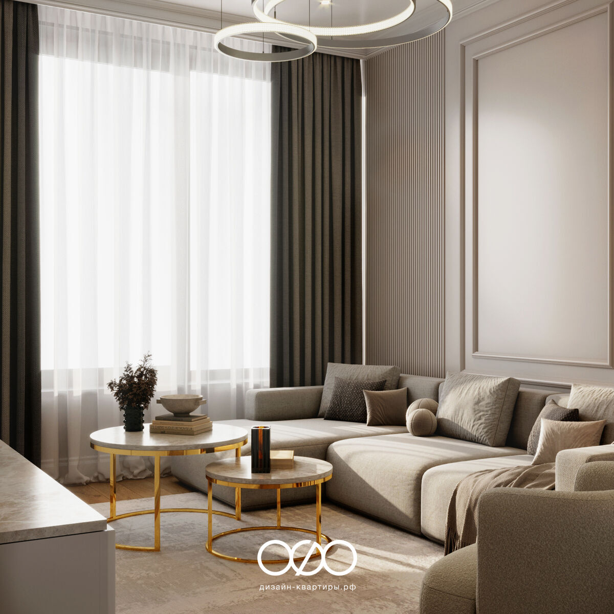 Дизайн маленькой гостиной