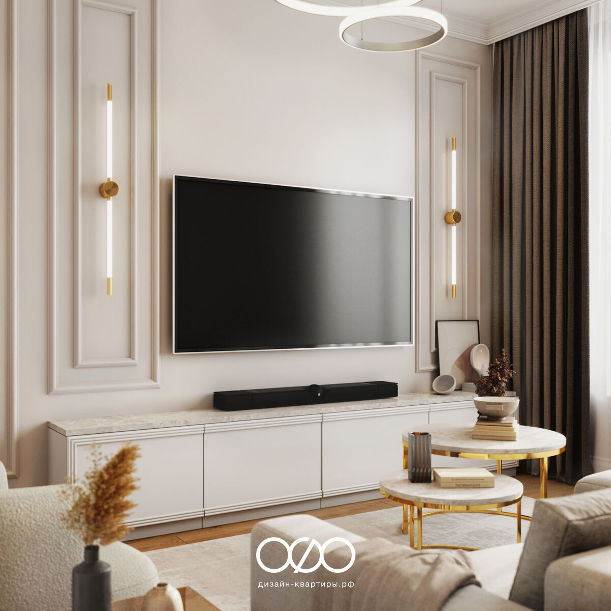 Дизайн маленькой гостиной