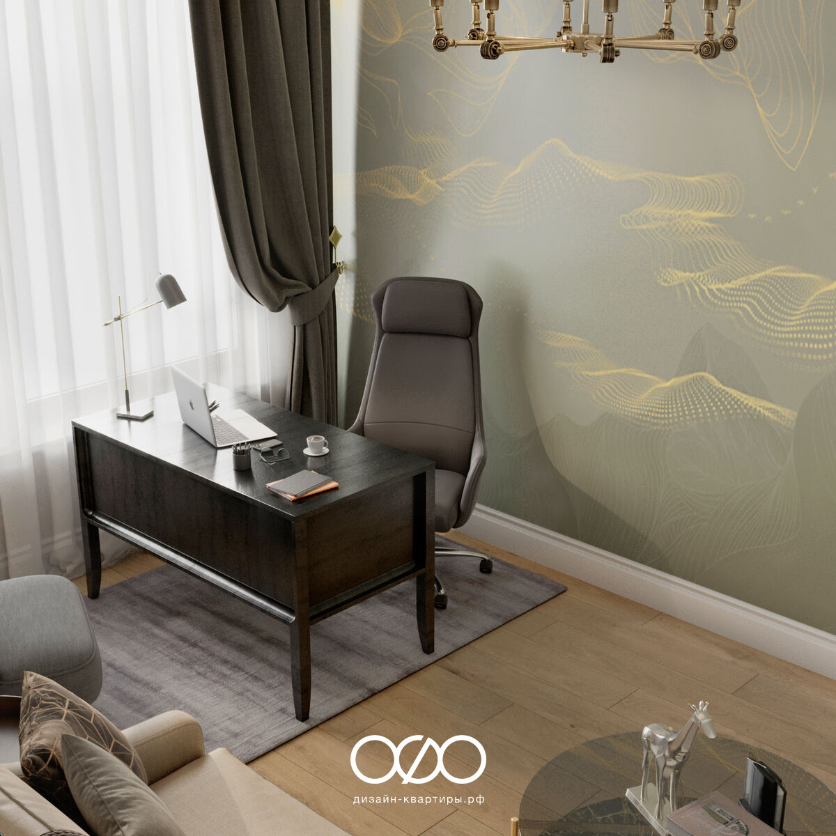 Тёплый и стильный интерьер с характером: рассказываем, как оформили неоклассическую квартиру с элементами лофта в ЖК «Событие-2».