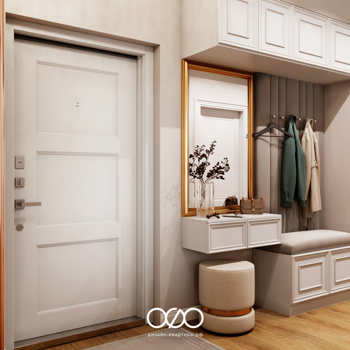 Тёплый и стильный интерьер с характером: рассказываем, как оформили неоклассическую квартиру с элементами лофта в ЖК «Событие-2».