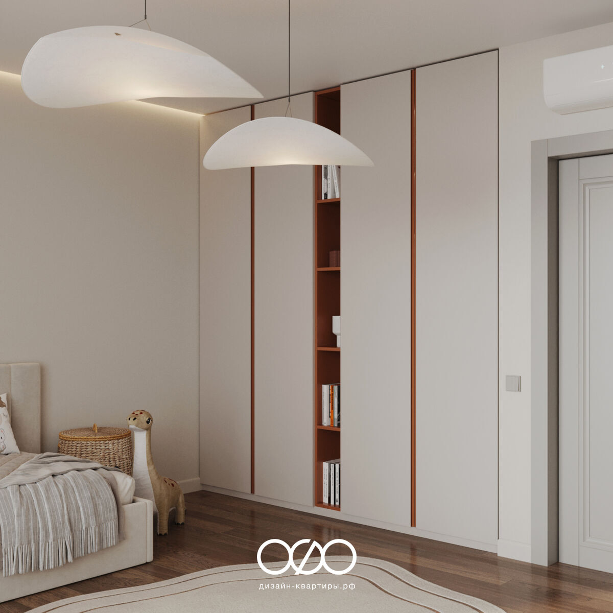 Интерьер 166 м² в светлой гамме: кухня-гостиная 79 м², спальня, детская, кабинет. Уютный дом для молодой семьи, где всё на своём месте.