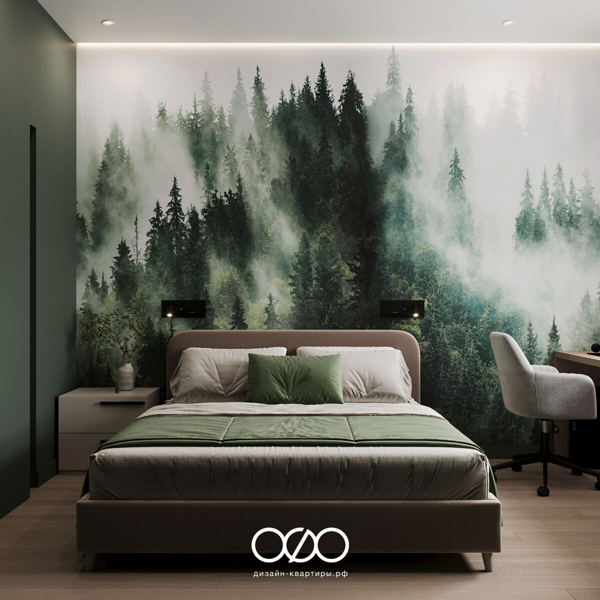 Дизайн двух&shy;комнатной квартиры 50 кв м