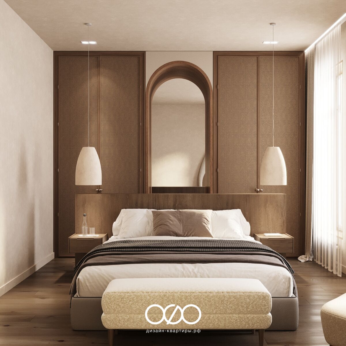 Дизайн двух&shy;комнатной квартиры 50 кв м