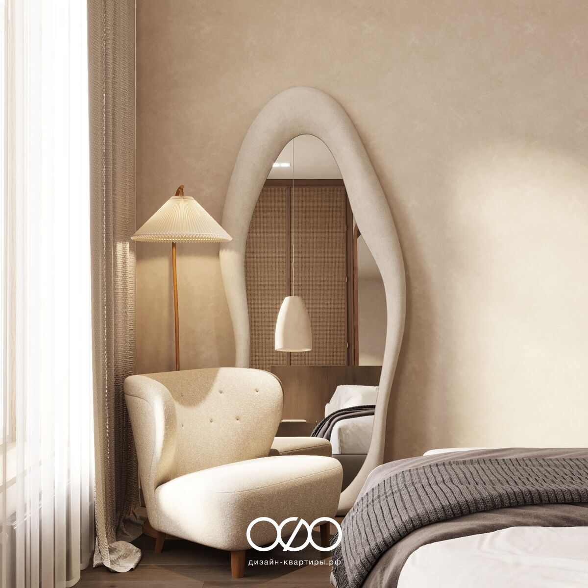 Дизайн двух&shy;комнатной квартиры 50 кв м