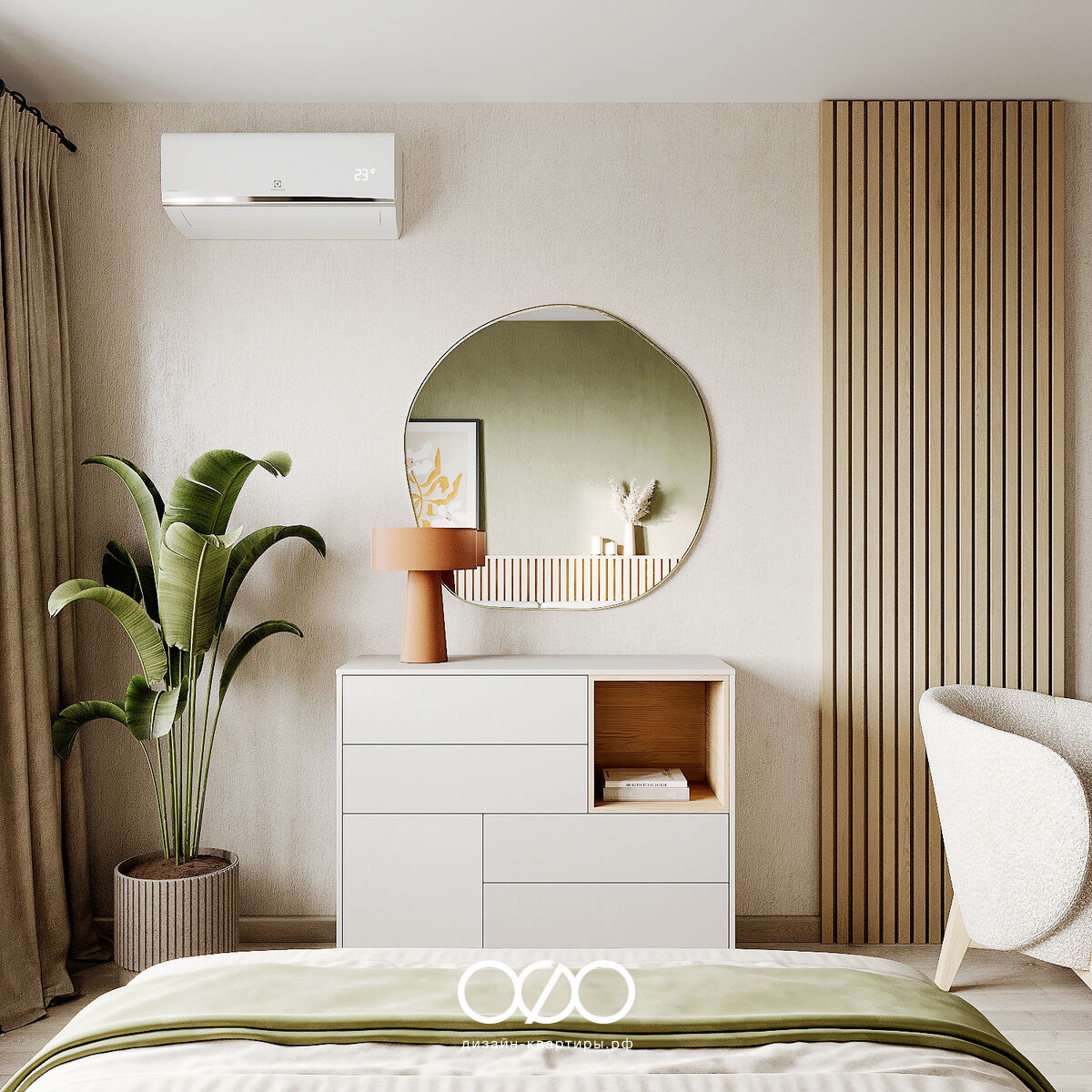 Современная спальня 12 кв м