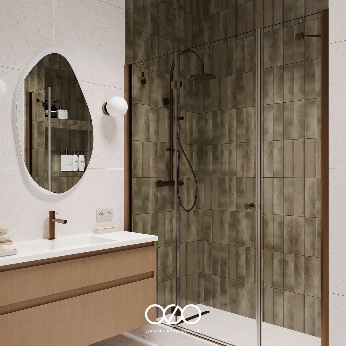 Серо-бежевый интерьер