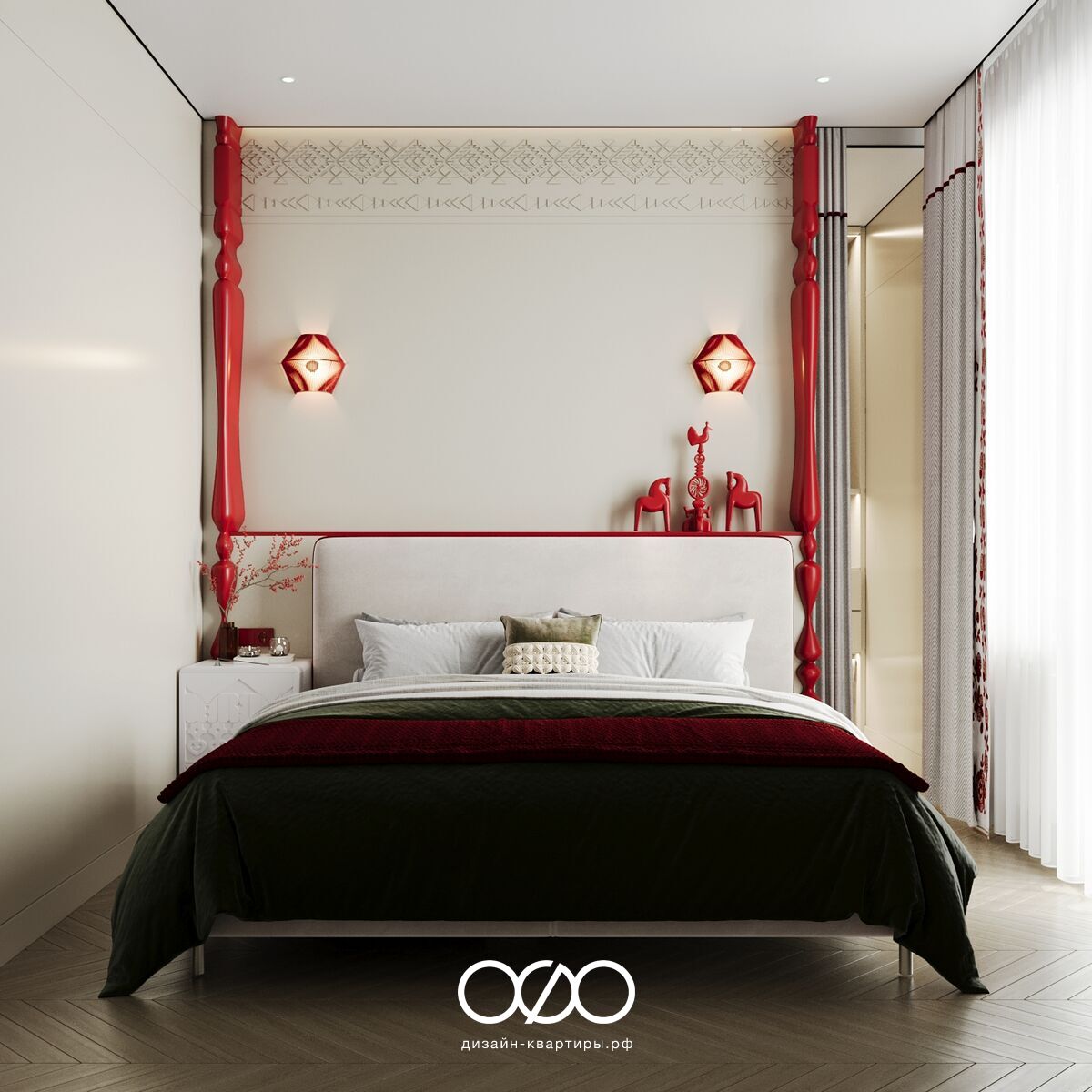 Дизайн двух&shy;комнатной квартиры 50 кв м