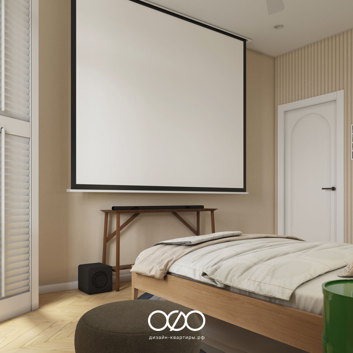 Современная спальня 12 кв м