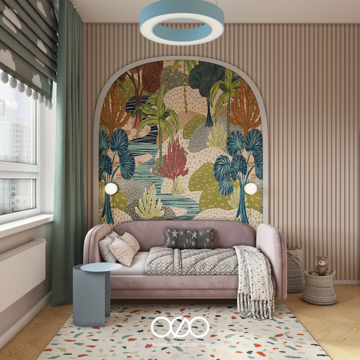 Дизайн двух&shy;комнатной квартиры 50 кв м