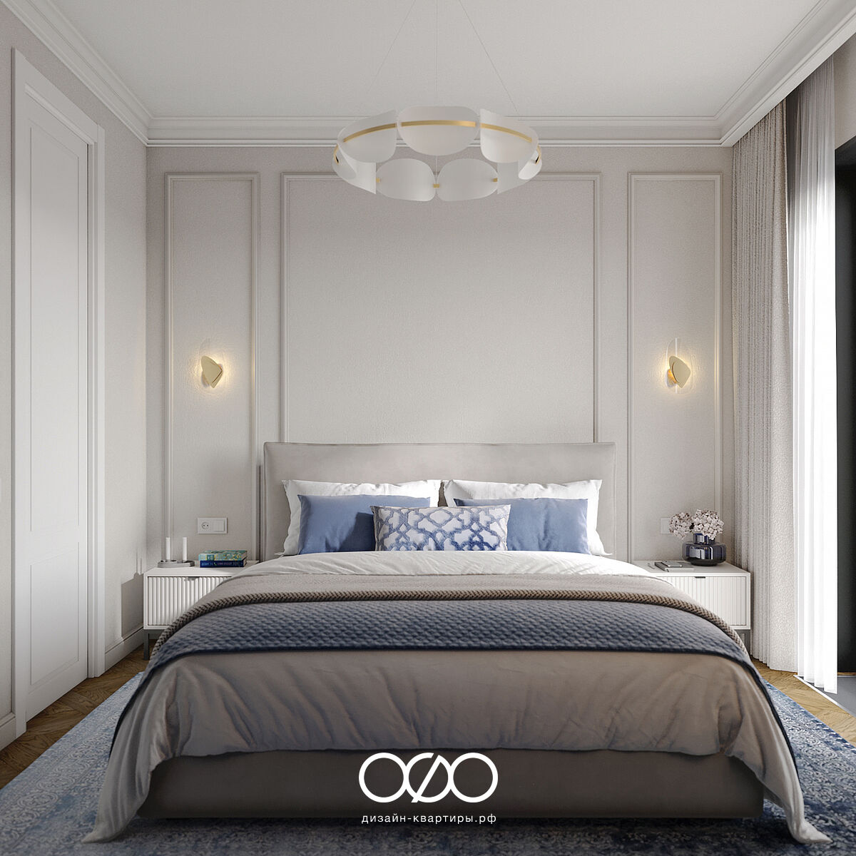 Дизайн двух&shy;комнатной квартиры 50 кв м