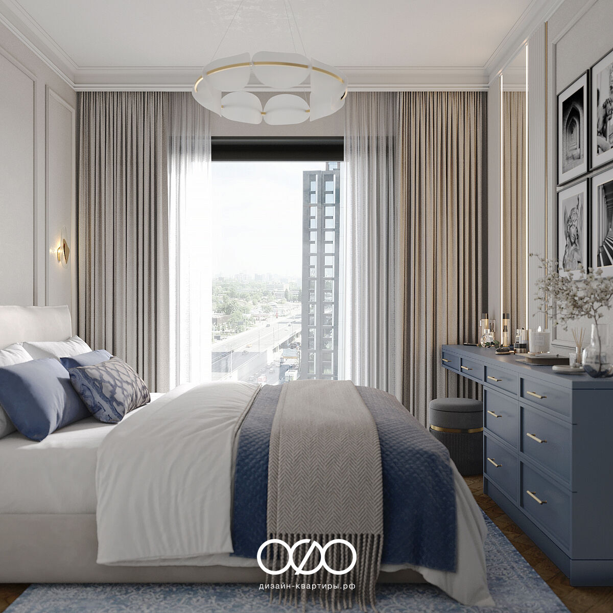 Дизайн спальни 3 на 3