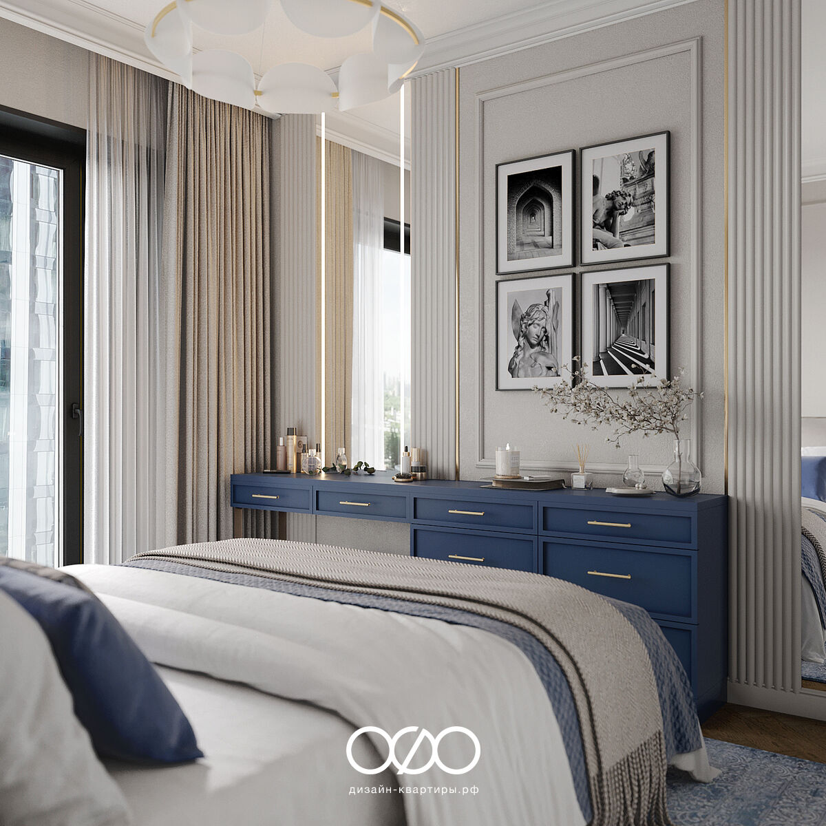 Дизайн спальни 3 на 3