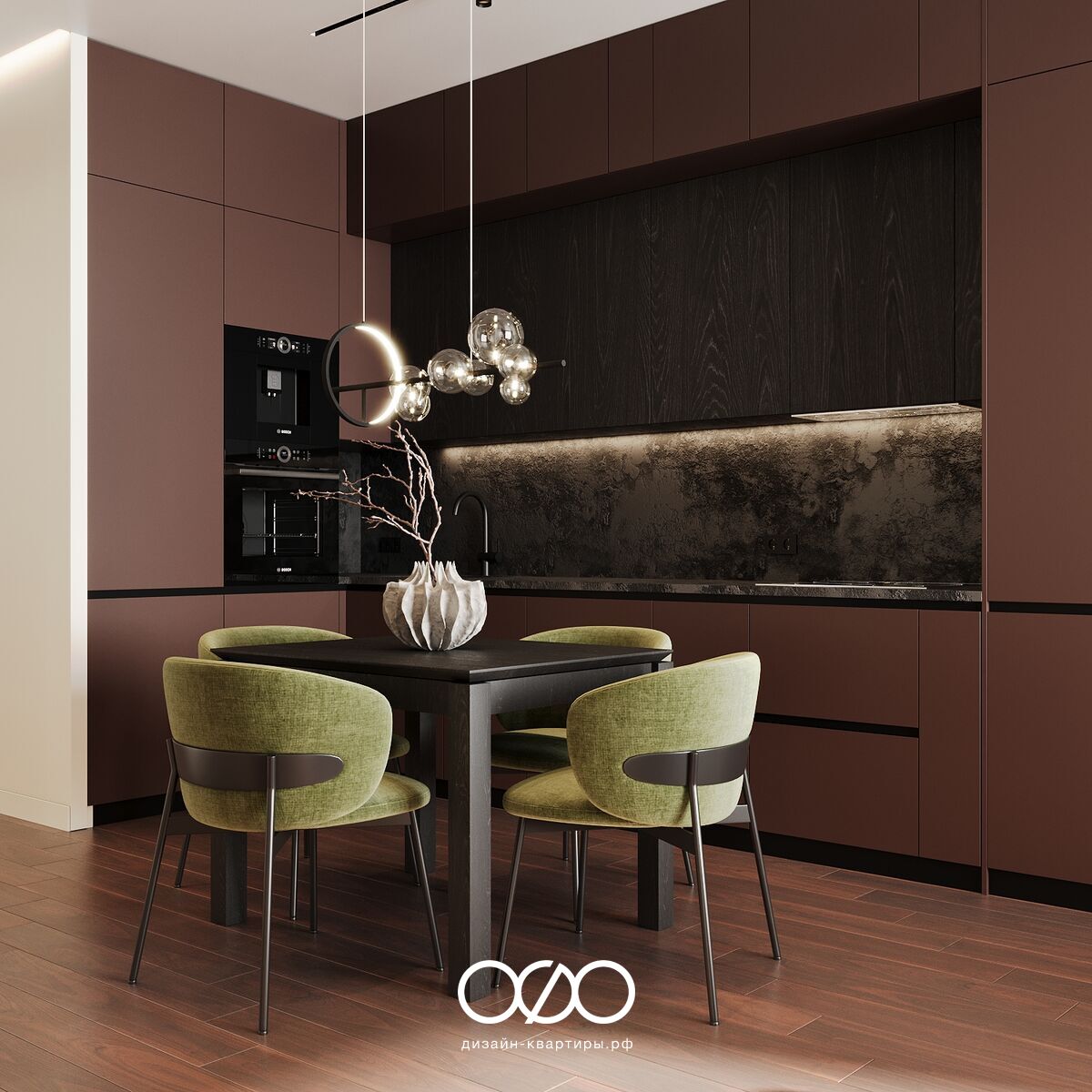 Дизайн двух&shy;комнатной квартиры 50 кв м