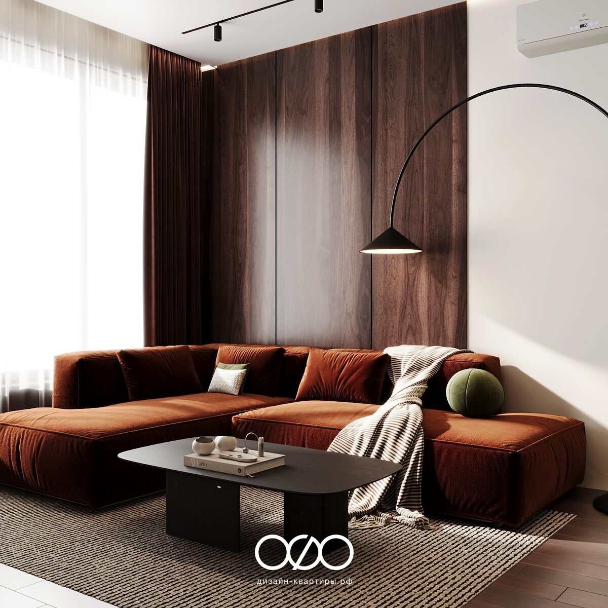 Ламинат на стене