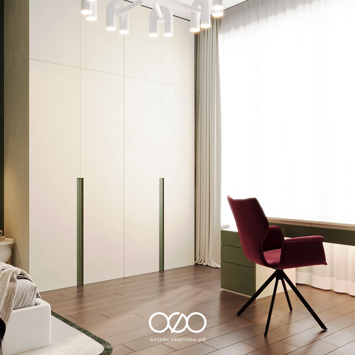 Дизайн квартиры в ЖК «Скандинавия» — современный уют для молодой семьи. Посмотрите идеи и закажите проект под ключ в нашей студии.