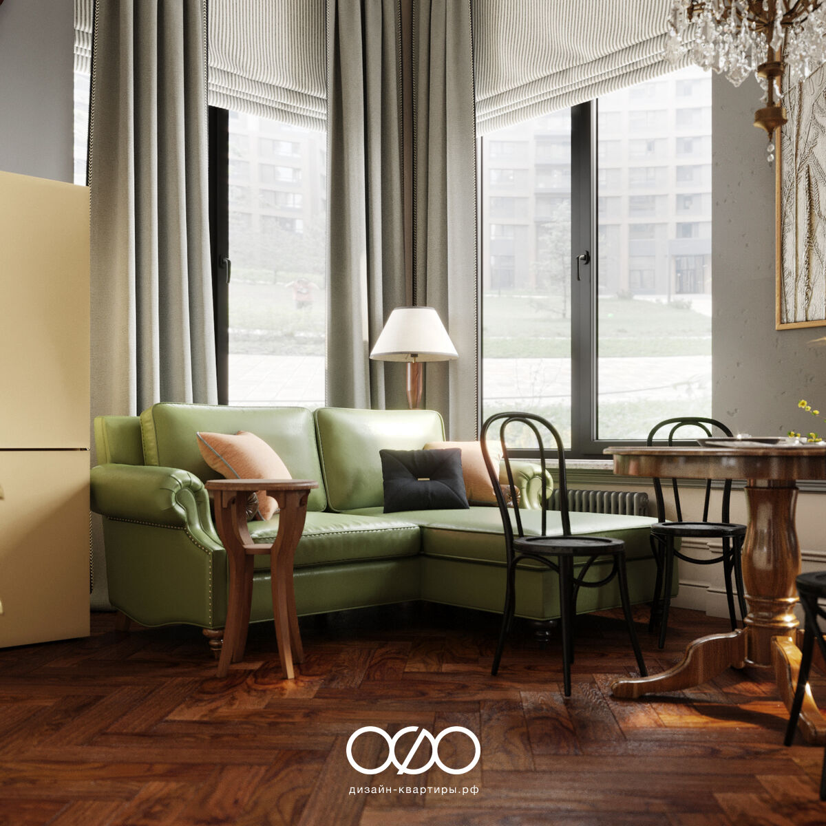 Дизайн двух&shy;комнатной квартиры 50 кв м