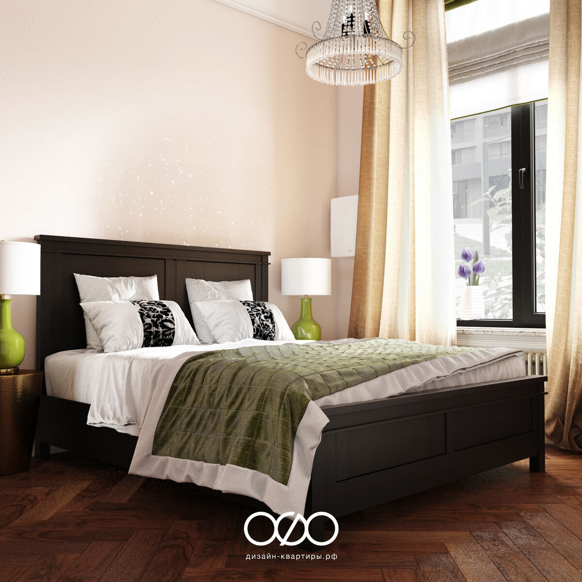 Дизайн спальни 3 на 3