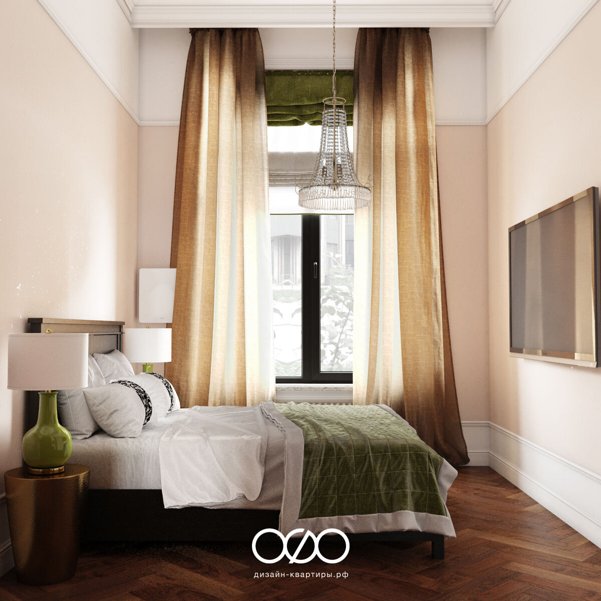 Дизайн спальни 3 на 3