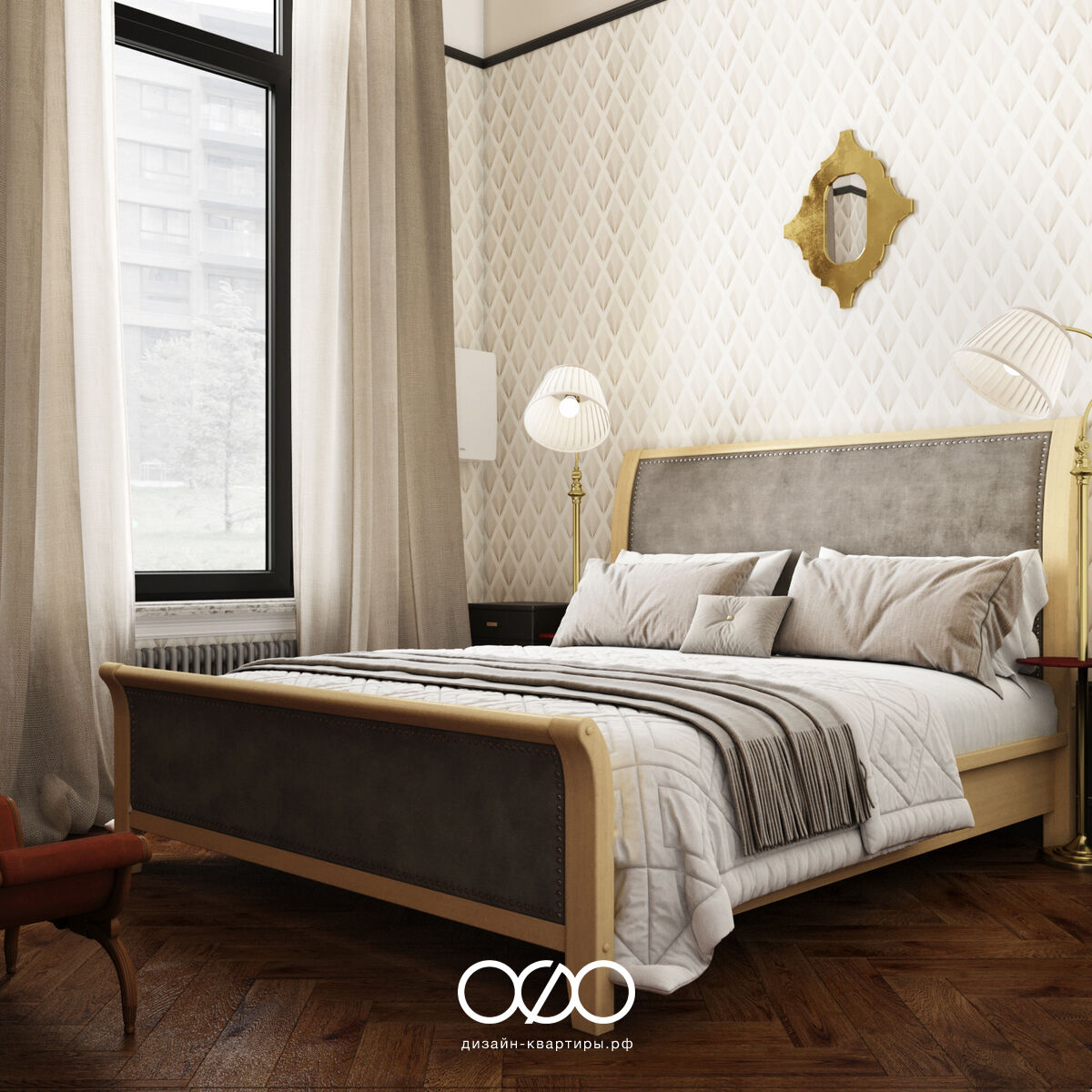 Дизайн двух&shy;комнатной квартиры 50 кв м