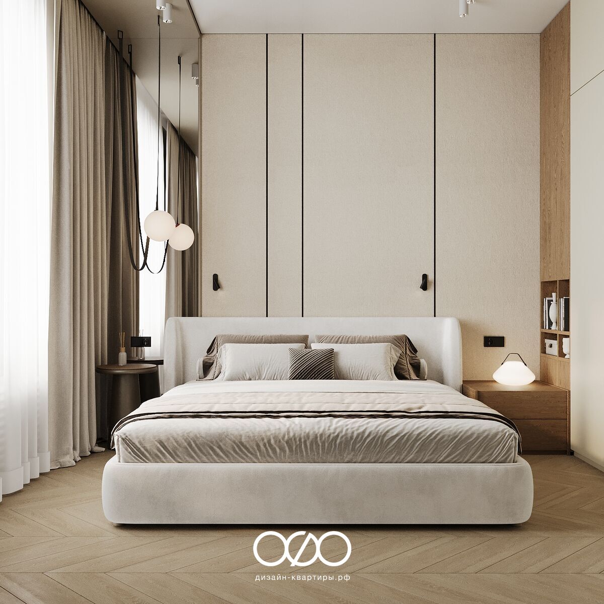 Дизайн двух&shy;комнатной квартиры 50 кв м