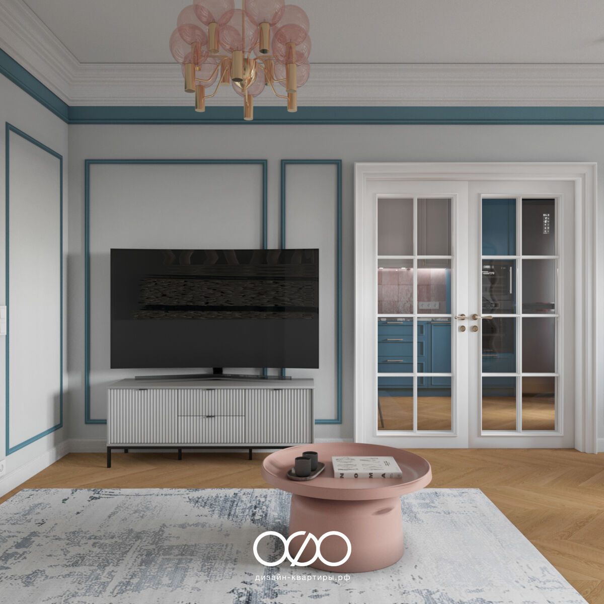 Дизайн современ&shy;ной гостиной 18 кв м