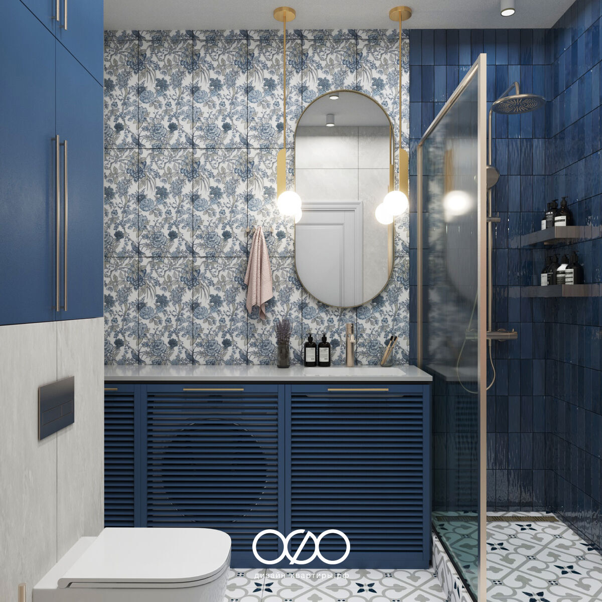 Дизайн двух&shy;комнатной квартиры 50 кв м