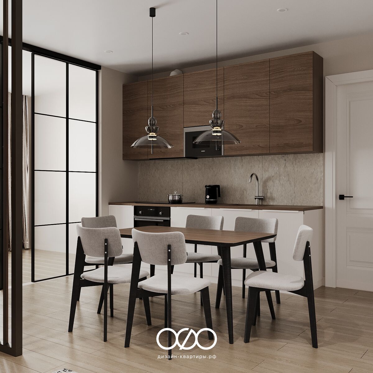 Дизайн двух&shy;комнатной квартиры 50 кв м