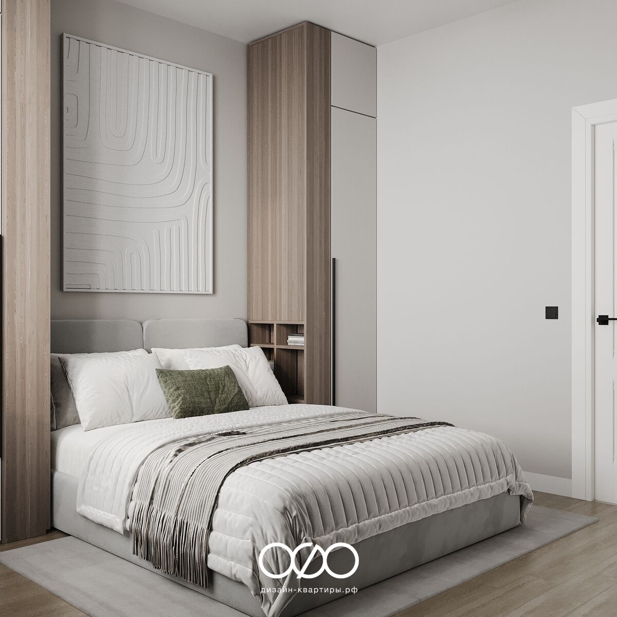 Современная спальня 12 кв м