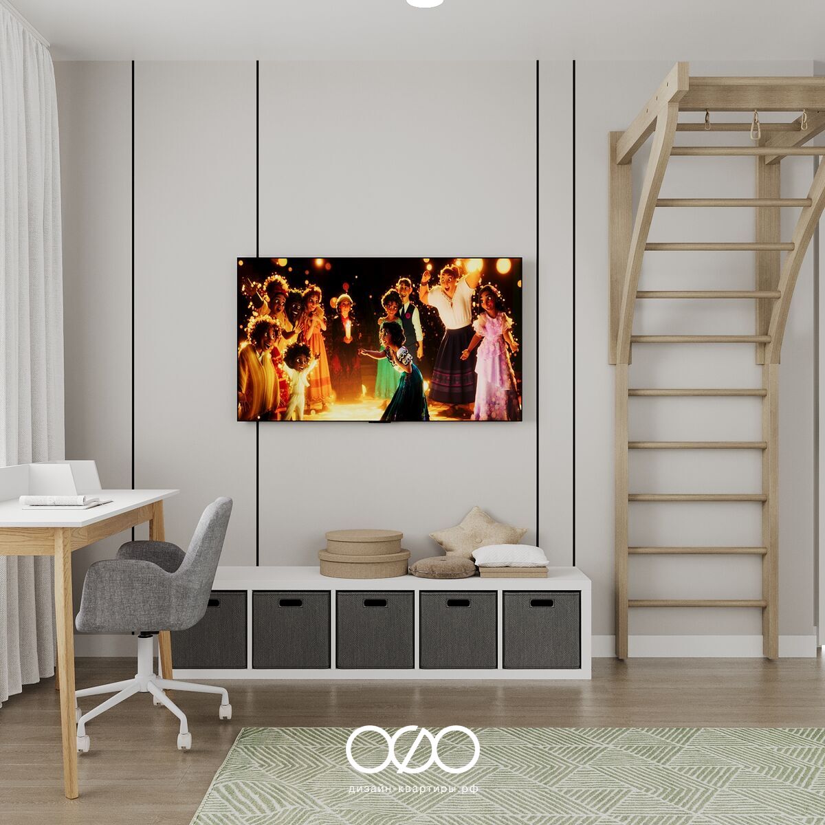 Серо-бежевый интерьер