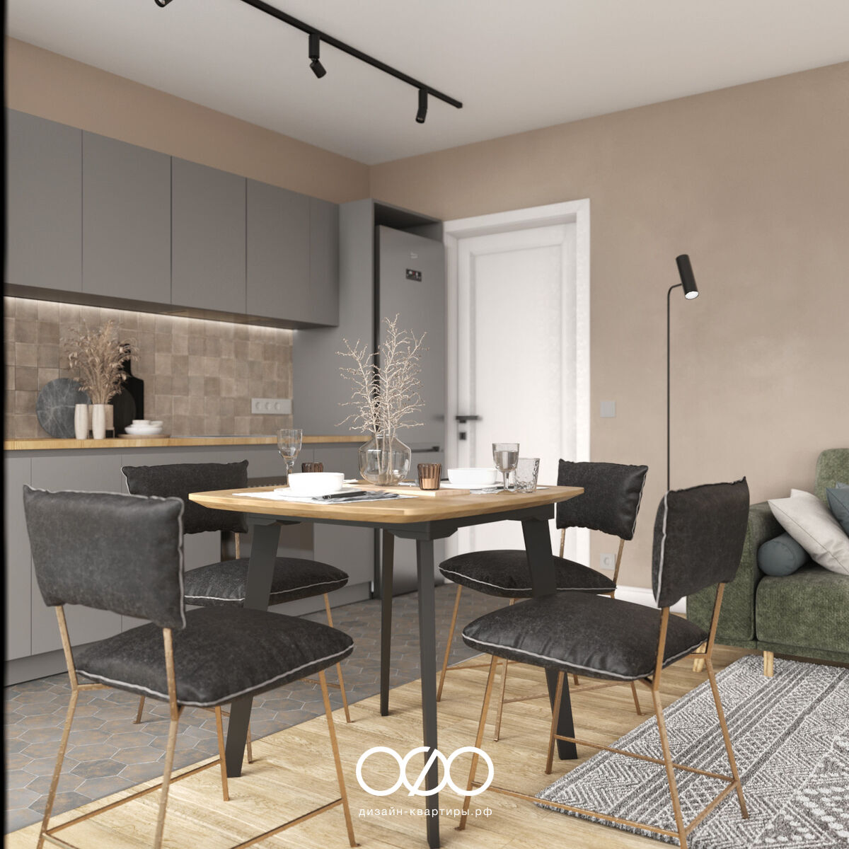 Тёплый лофт с винтажными акцентами — история квартиры в Севастополе, где каждый уголок дышит уютом и гармонией.