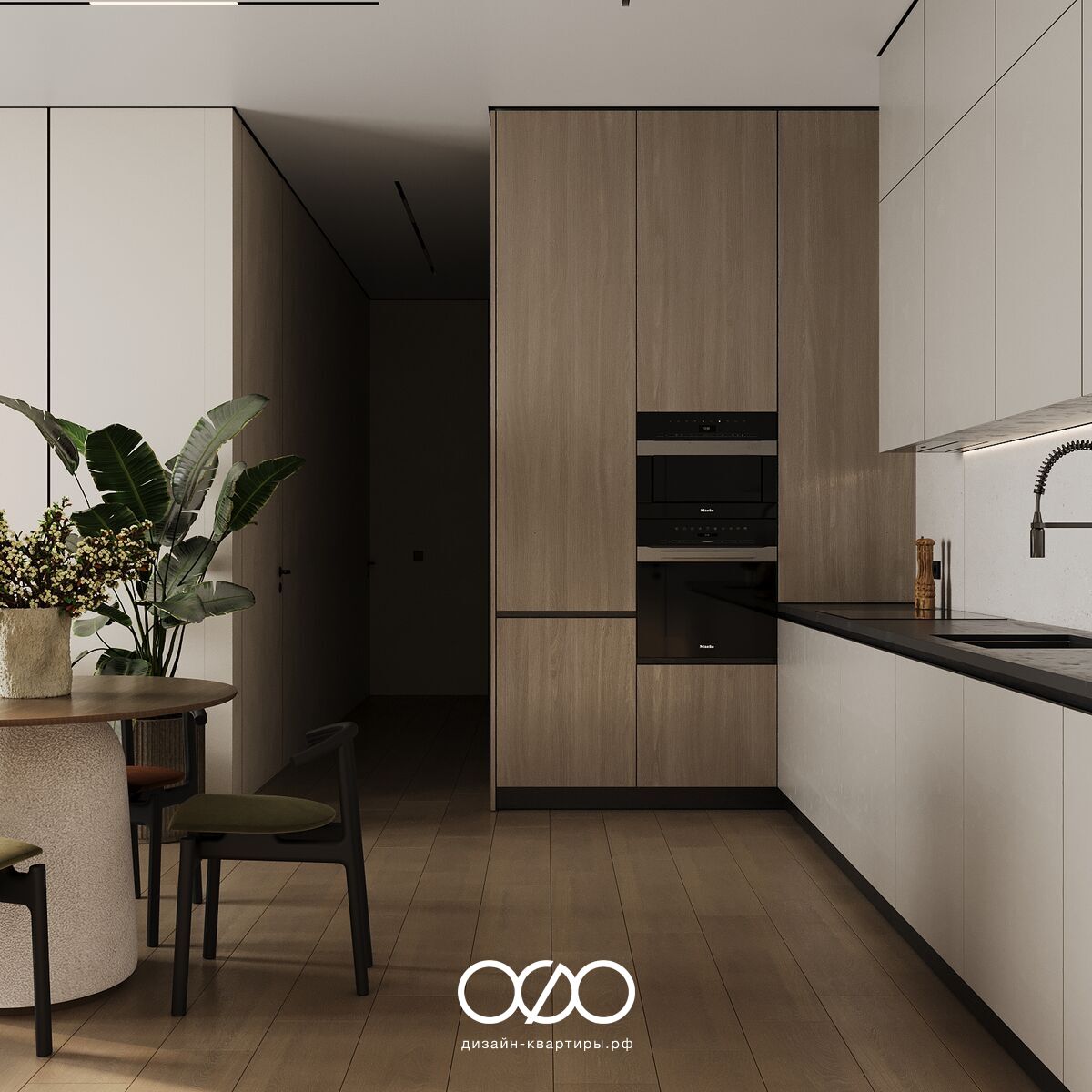 Уютный дизайн-проект четырёхкомнатной квартиры в ЖК «Событие». Функциональная перепланировка, стильные решения и идеи для семей с детьми.