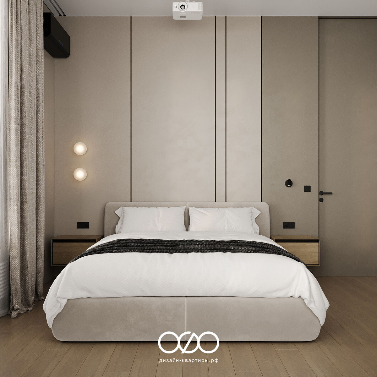 Дизайн двух&shy;комнатной квартиры 50 кв м