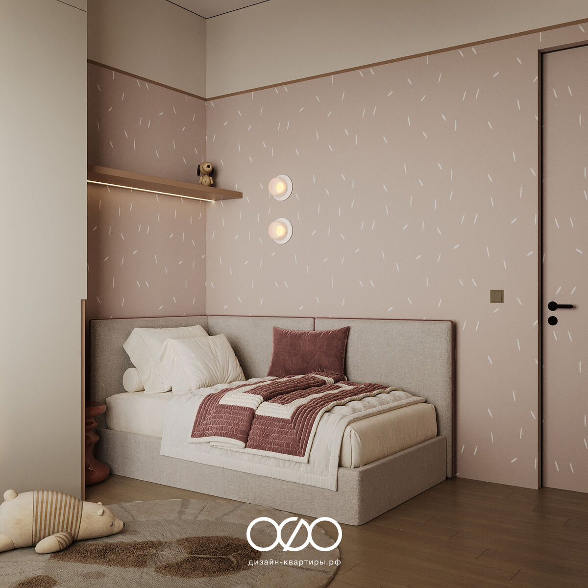 Уютный дизайн-проект четырёхкомнатной квартиры в ЖК «Событие». Функциональная перепланировка, стильные решения и идеи для семей с детьми.