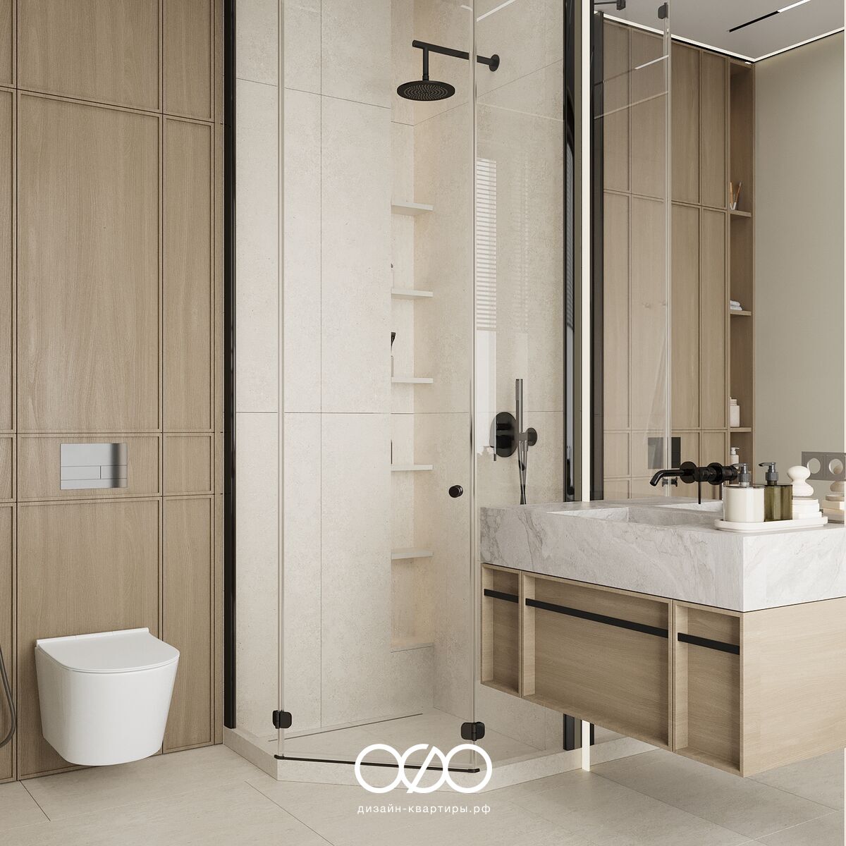 Уютный дизайн-проект четырёхкомнатной квартиры в ЖК «Событие». Функциональная перепланировка, стильные решения и идеи для семей с детьми.