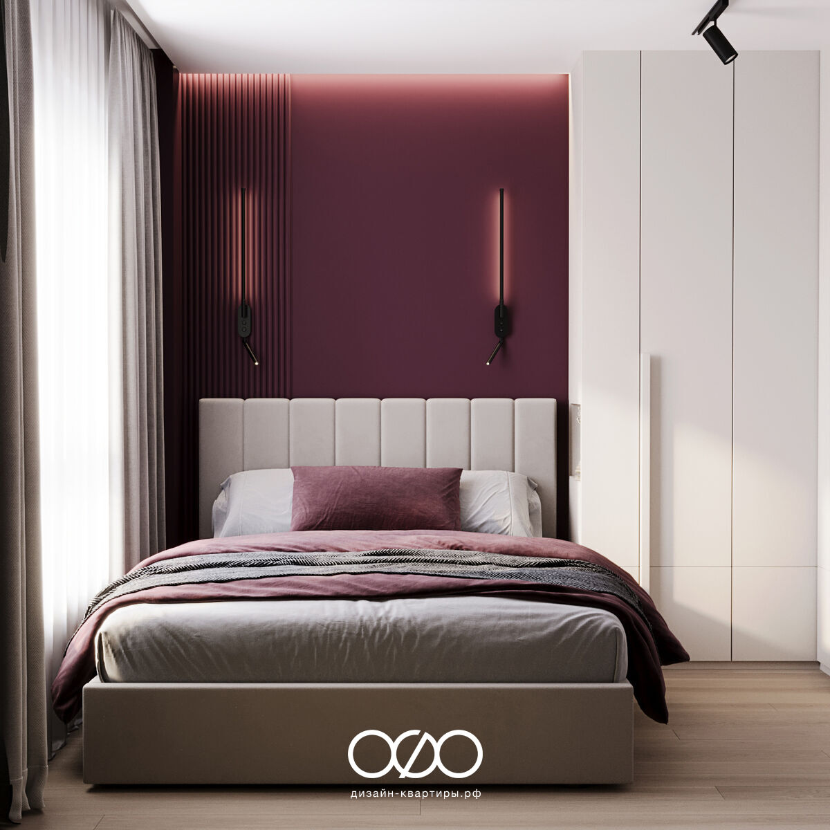 Дизайн двух&shy;комнатной квартиры 50 кв м