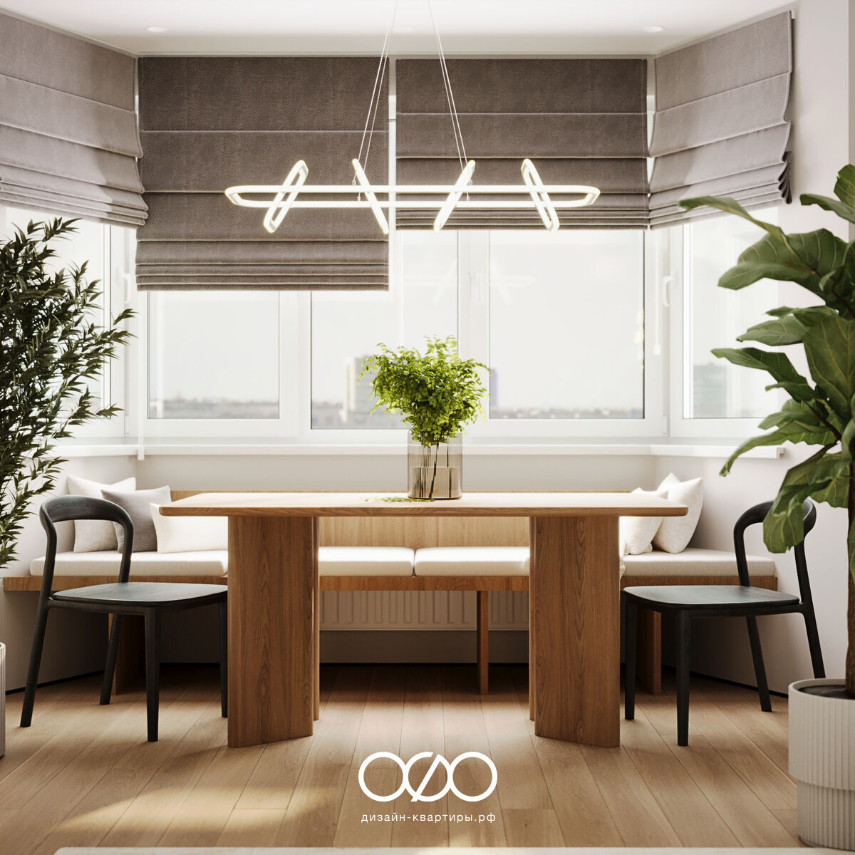 Дизайн двух&shy;комнатной квартиры 50 кв м