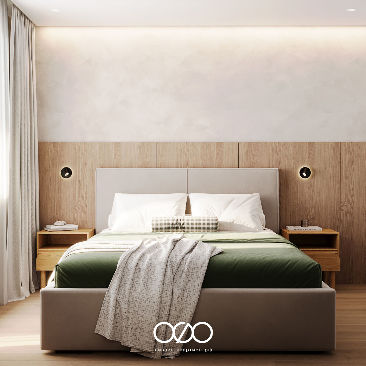 Дизайн двух&shy;комнатной квартиры 50 кв м