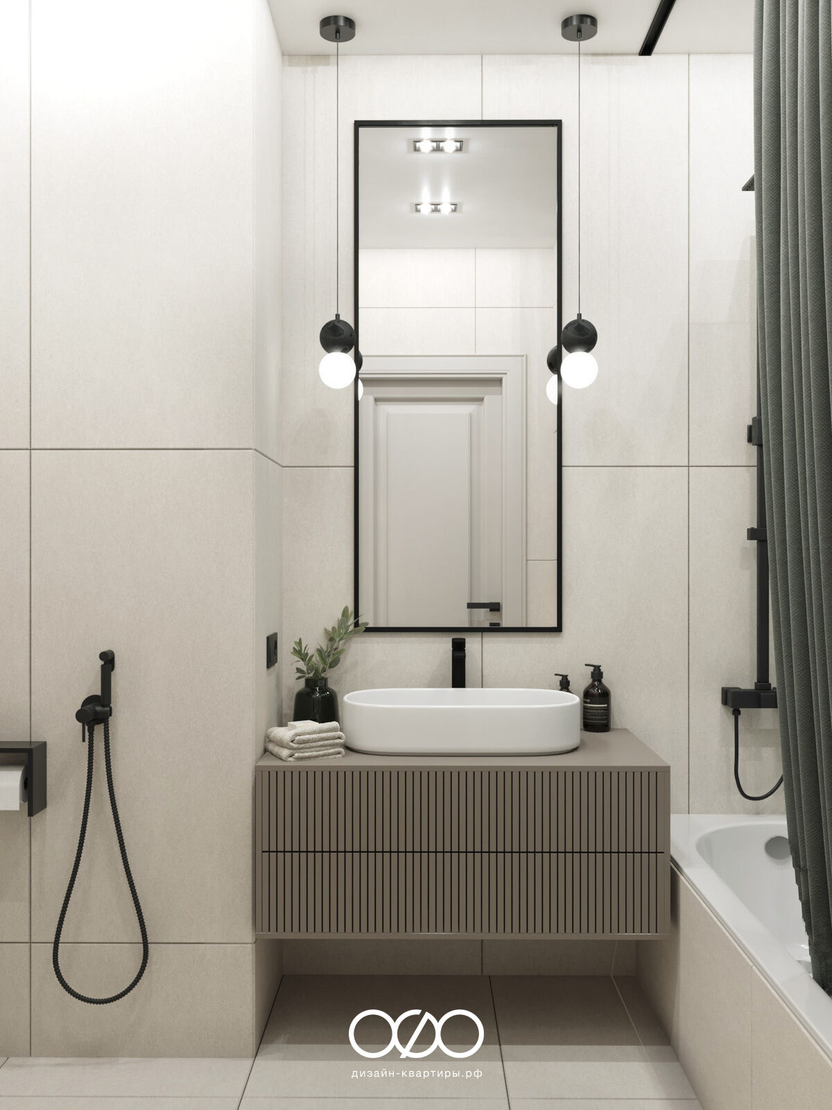 Чёрный цвет в интерьере