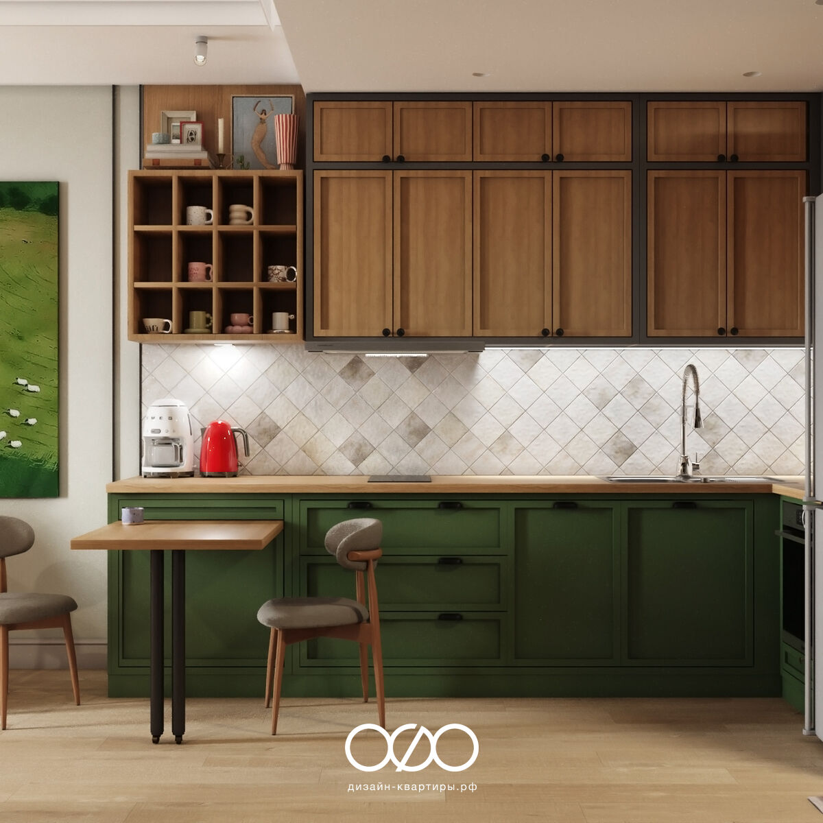 Дизайн двух&shy;комнатной квартиры 50 кв м