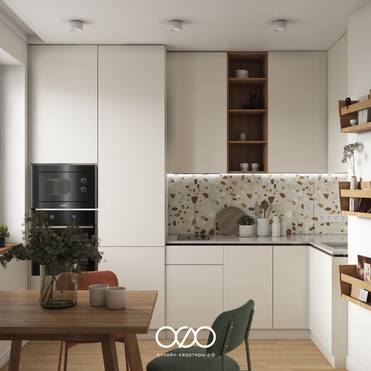 Дизайн двух&shy;комнатной квартиры 50 кв м